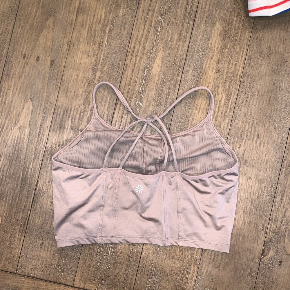 Athleta Multi Strap Crop Top / Sports Bra Active Tank Size Medium